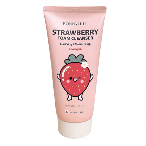 BONNYHILL Strawberry Foam Cleanser With Collagen (8.45 fl.oz) - Lunara Shopping