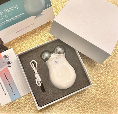 Microcurrent Facial Toning Massager - Lunara Shopping