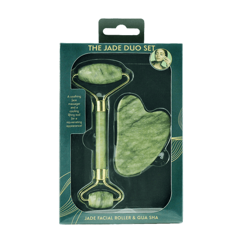 LINDO Luxury Jade Face Roller & Gua Sha Kit - Lunara Shopping