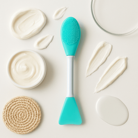 KAEVINY Dual - Ended Silicone Face Mask Applicator Brush - Lunara Shopping