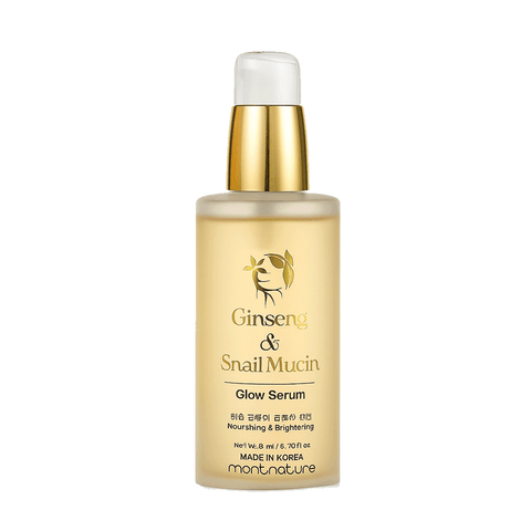 MONTNATURE Ginseng & Snail Mucin Glow Serum (2.70 fl.oz) - Lunara Shopping