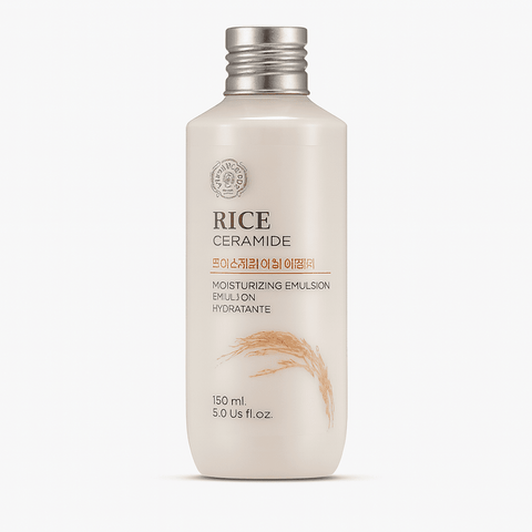THE FACE SHOP Rice Ceramide Face Moisturizing Emulsion (5 fl.oz) - Lunara Shopping