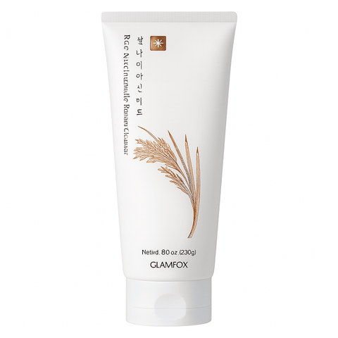 GLAMFOX Rice Niacinamide Foam Cleanser (8.11 fl.oz) - Lunara Shopping