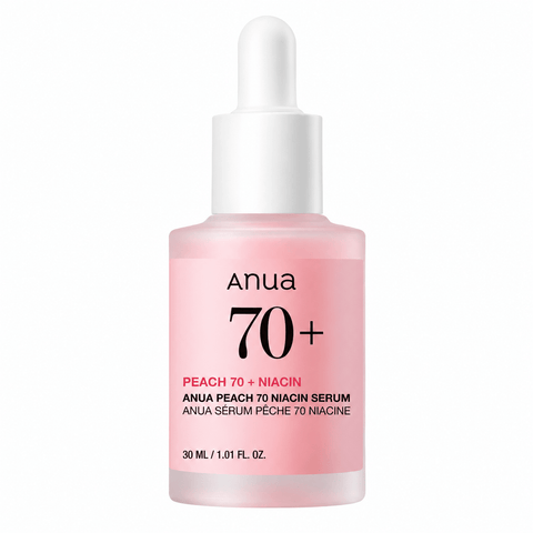 ANUA Peach 70 Niacin Face Serum 70% (1.01 fl.oz) - Lunara Cosmetics