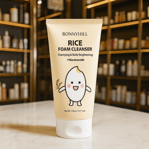 BONNYHILL Rice Foam Cleanser With Niacinamide (8.45 fl.oz) - Lunara Shopping