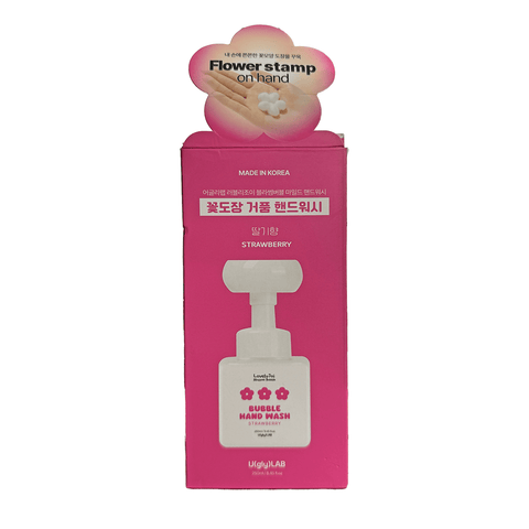 U - LAB Flower Stamp Bubble Hand Wash, Strawberry (8.45 fl.oz) - Lunara Shopping