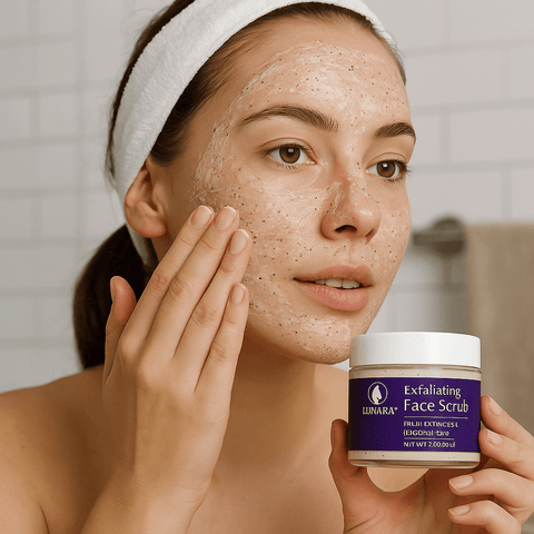 Lunara Exfoliating Face Scrub (2 fl.oz) - Lunara Shopping