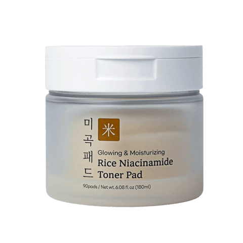GLAMFOX Rice Niacinamide Toner Pads, 90 CT (6.08 fl.oz) - Lunara Shopping