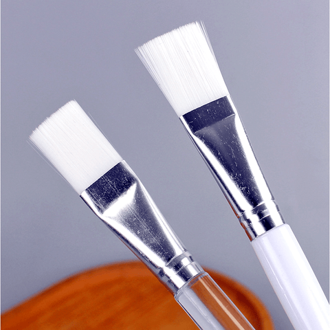 LUNARA COSMETICS Professional Flat Silicone Mask Applicator Brush - Lunara Cosmetics
