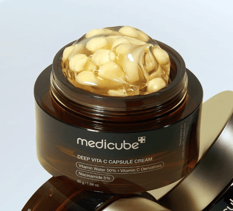 MEDICUBE Deep Vita C Capsule Face Cream (1.94 fl.oz) - Lunara Shopping