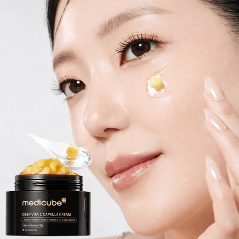 MEDICUBE Deep Vita C Capsule Face Cream (1.94 fl.oz) - Lunara Shopping