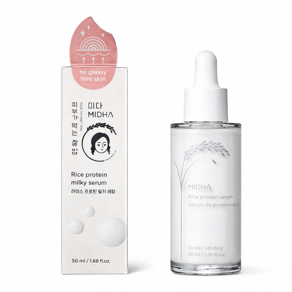 MIDHA Rice Protein Milky Serum For Glassy Firm Skin (1.69 fl.oz