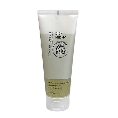 MIDHA Rice Low pH Hydrating Cleanser With Mung Bean (5.07 fl.oz) - Lunara Cosmetics