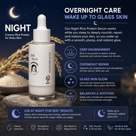 MIDHA Rice Day & Night Glow Serum Duo (1.69 fl.oz each) - Lunara Cosmetics