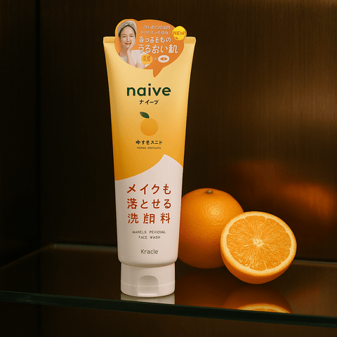 KRACIE Naïve YUZU Ceramide Makeup Removal Face Wash (4.1 fl.oz) - Lunara Shopping