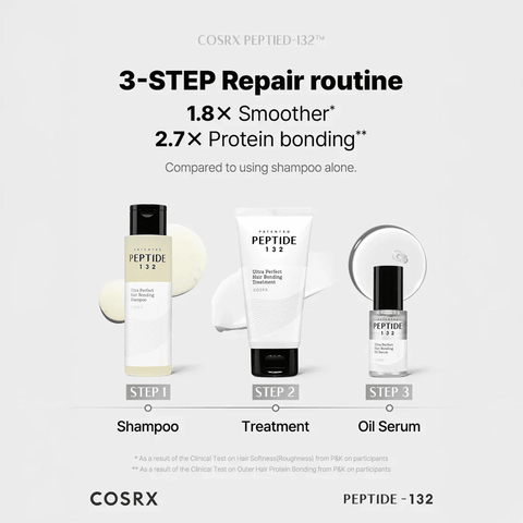 COSRX Peptide 132 Ultra Perfect Hair Bonding Oil Serum (0.94 fl.oz) - Lunara Shopping