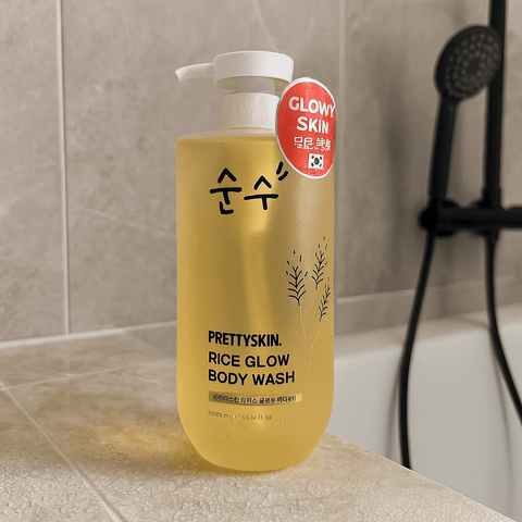 PRETTYSKIN Rice Glow Body Wash (33.81 fl.oz) - Lunara Shopping