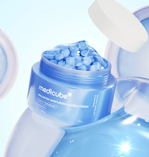 MEDICUBE Hyaluronic Moisturizing Capsule Cream (55g) - Lunara Shopping
