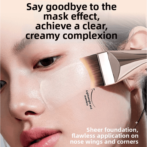 LUNARA COSMETICS Professional Seamless Foundation Brush - Lunara Cosmetics