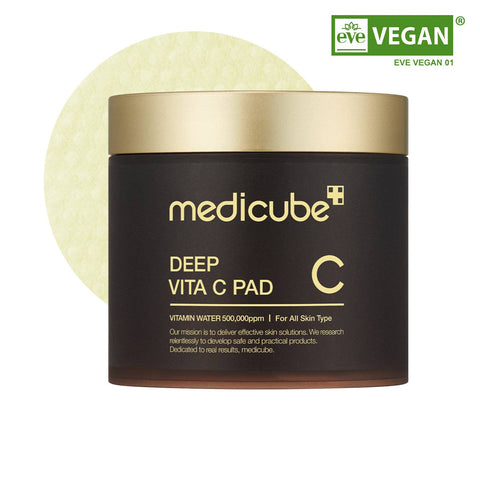 MEDICUBE Deep Vita C Pads Exfoliator - Lunara Shopping