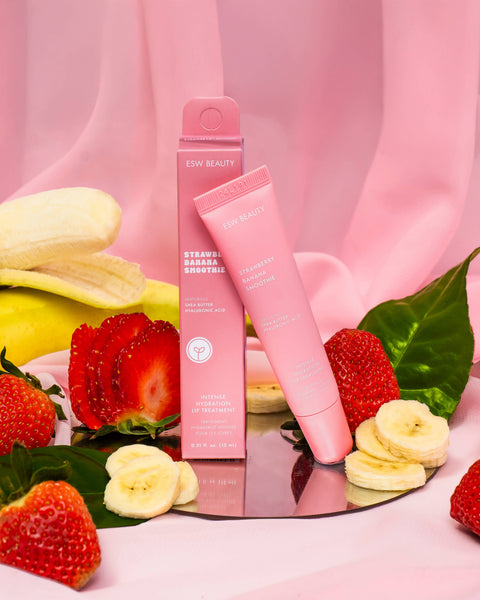 Strawberry Banana Smoothie Intense Hydration Lip Treatment - Lunara Shopping