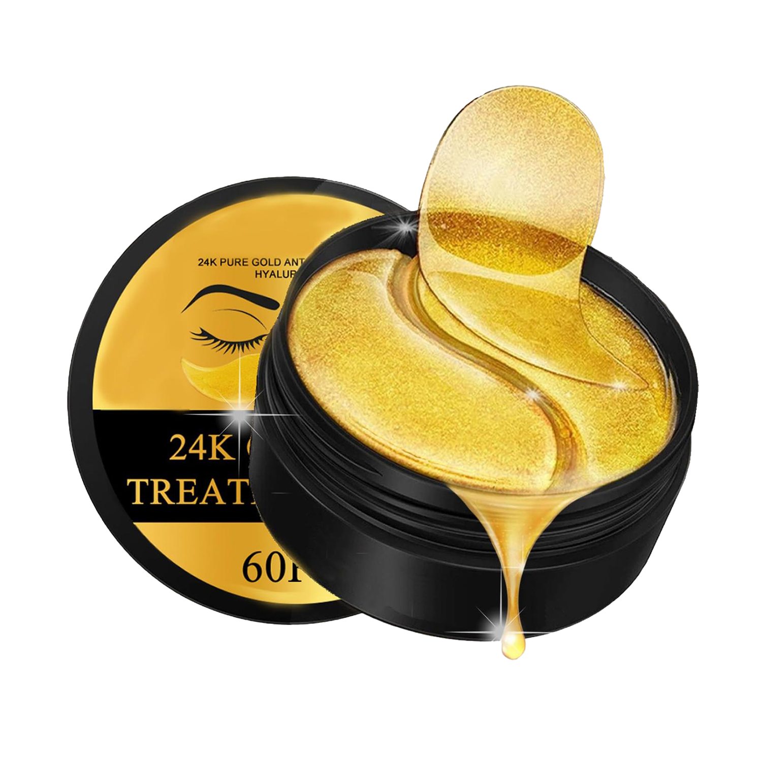 24K Gold Under Eye Patches