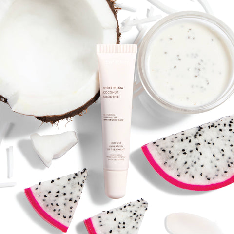 White Pitaya Coconut Smoothie Hydration Lip Treatment - Lunara Shopping
