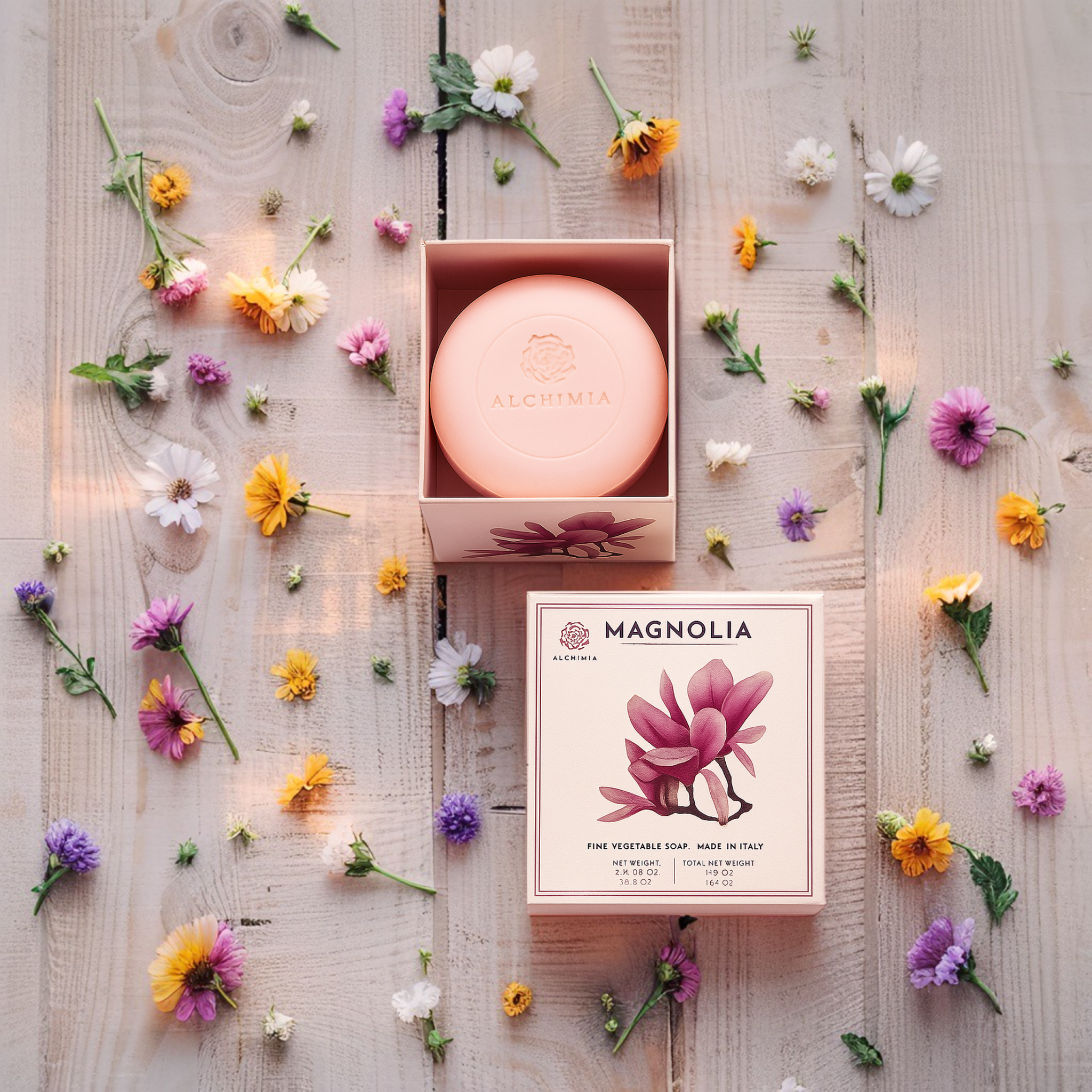 Alchimia Magnolia Soap set