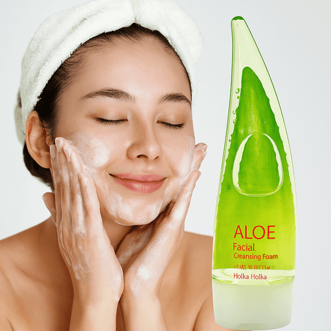 HOLIKA HOLIKA Aloe Facial Cleansing Foam (5.07 fl.oz) - Lunara Shopping