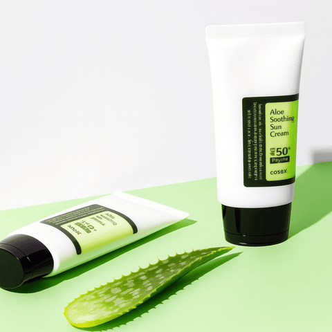 COSRX Aloe Soothing Sun Cream SPF50+ (1.69 fl.oz) - Lunara Shopping