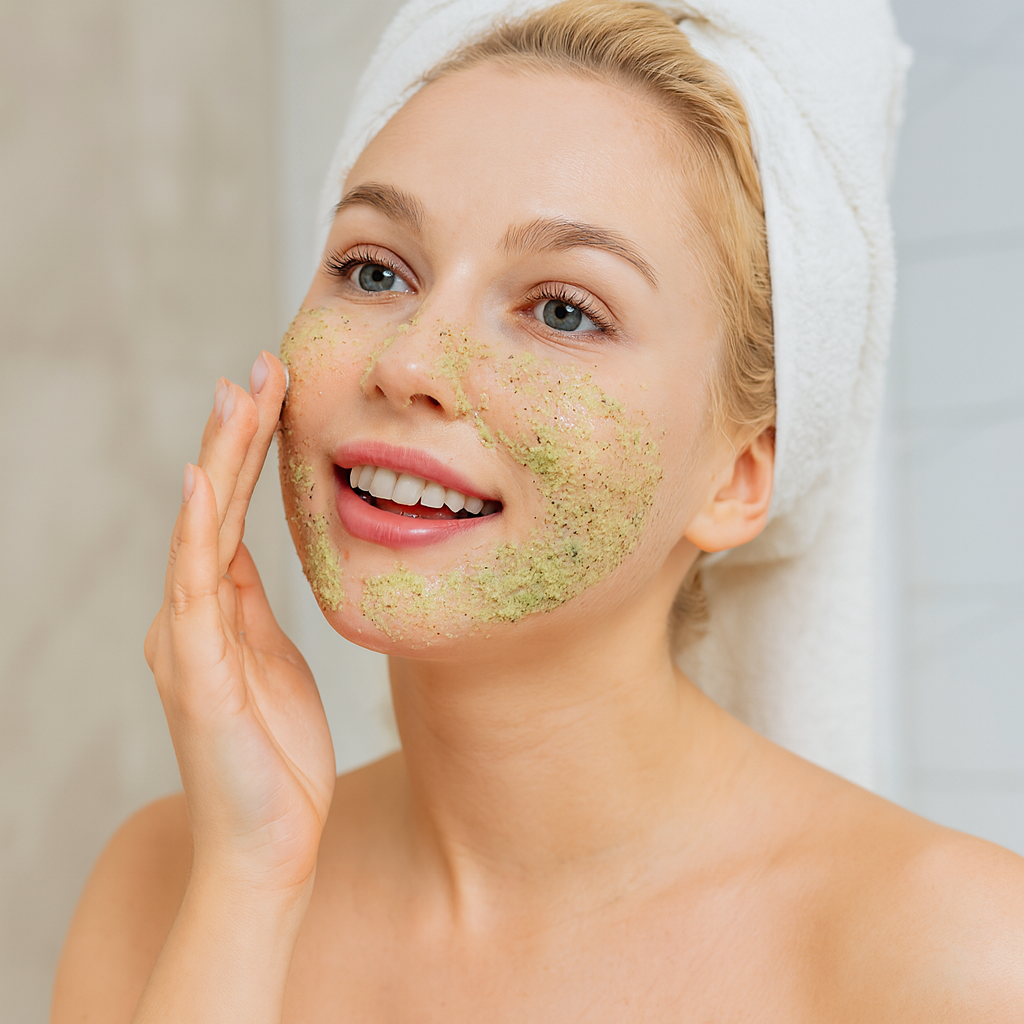Precision Beauty Antioxidant Green Tea Exfoliating Face Scrub (8oz)