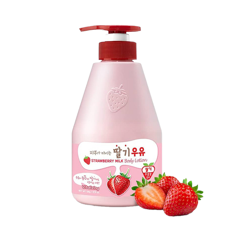 KWAILNARA Milk Body Cleanser & Lotion Set, (Strawberry) - Lunara Shopping
