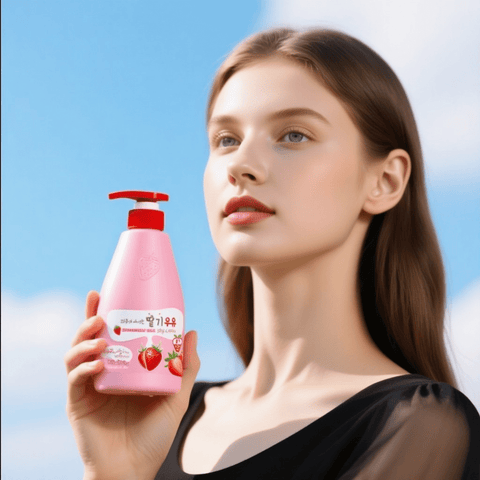 KWAILNARA Milk Body Lotion (Strawberry), (19.75 fl.oz) - Lunara Shopping