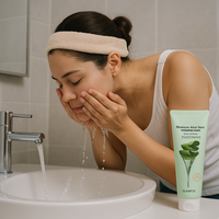 Moisture Aloe Vera Cleansing Foam with Vitamin C (6.08oz)