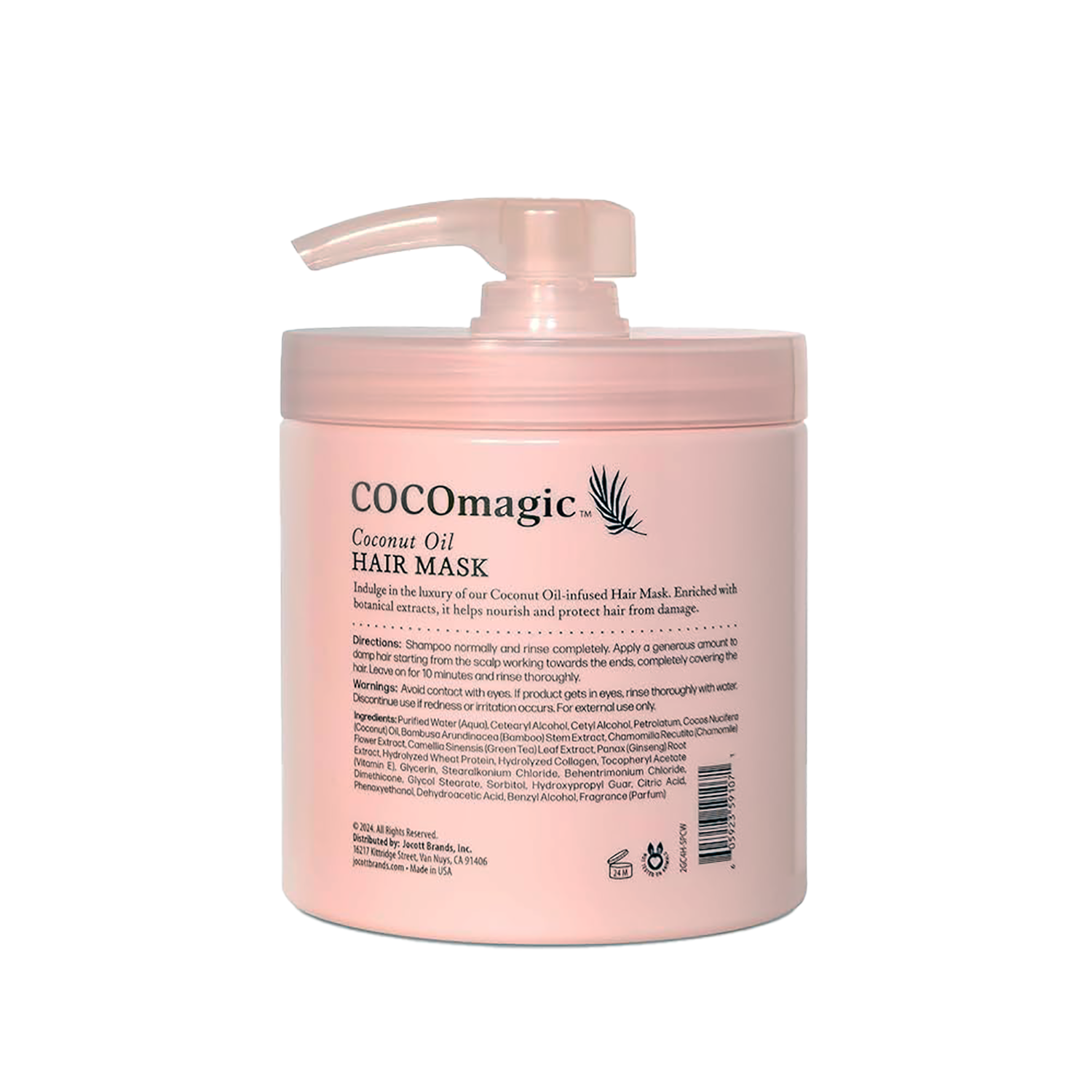 COCOmagic Coconut Oil Hair Mask, Protein Enriched (16oz)