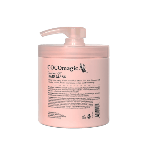 COCOmagic Coconut Oil Hair Mask, Protein Enriched (16oz) - Lunara Shopping