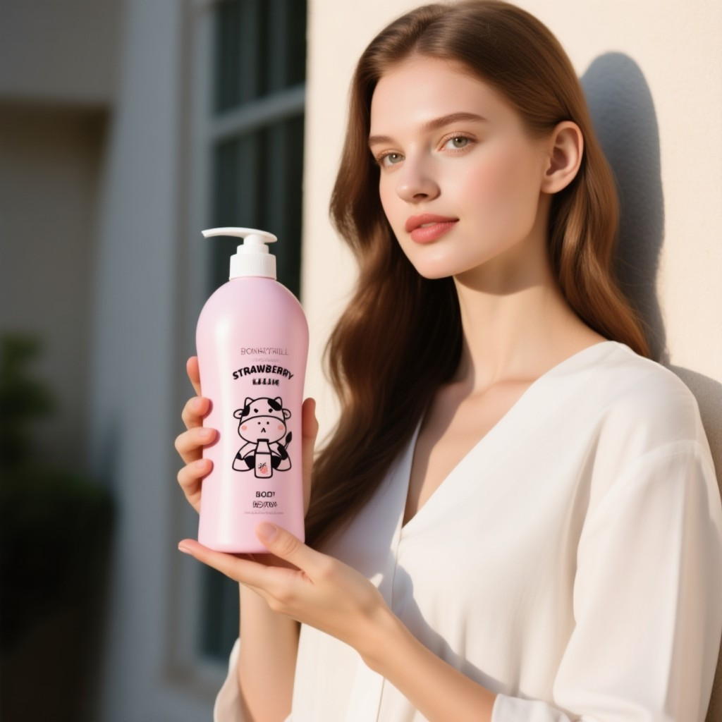 BONNYHILL Strawberry Milk Hydrating Body Lotion (25.36 fl. oz)