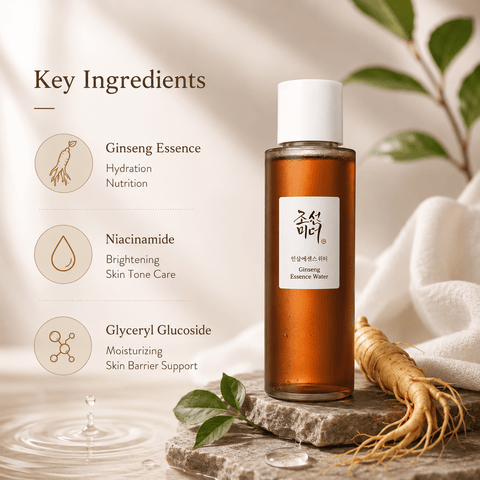 BEAUTY OF JOSEON Ginseng Essence Water (5 fl.oz) - Lunara Cosmetics