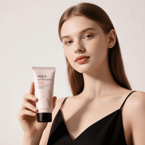 THE FACE SHOP Rice Water Bright Foaming Cleanser (5 fl.oz) - Lunara Shopping