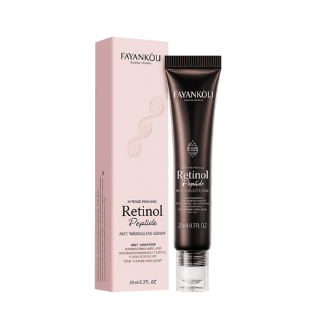 FAYANKOU Retinol Peptide Anti‑Wrinkle Eye Serum (0.7oz) - Lunara Shopping