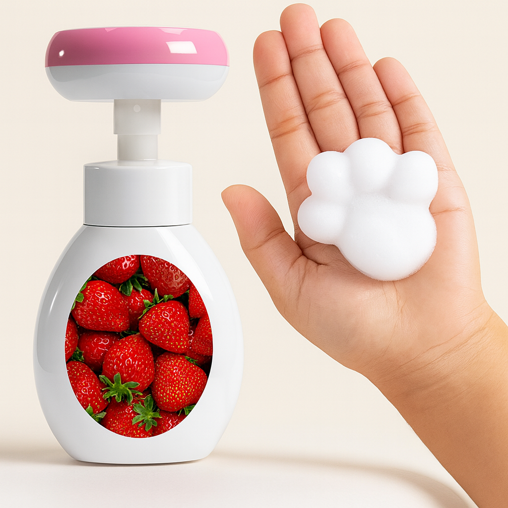 Flower Stamp Hand Wash, Strawberry (8.45 fl.oz)