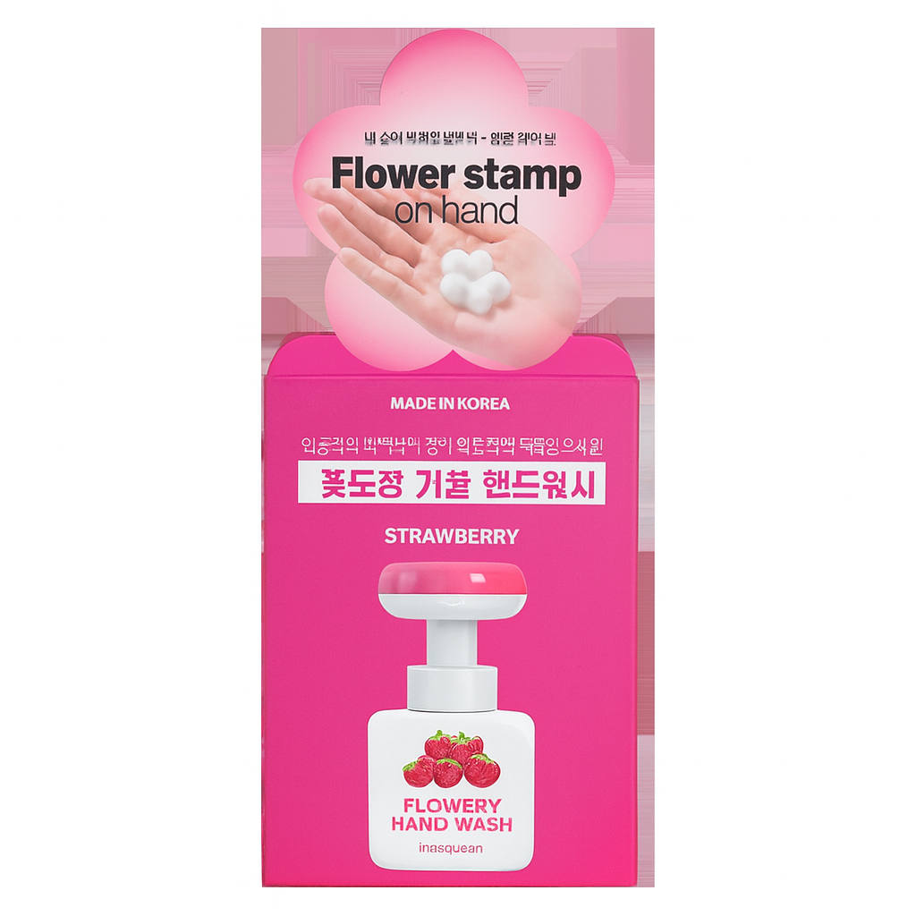 Flower Stamp Hand Wash, Strawberry (8.45 fl.oz)