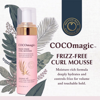 COCOMAGIC Frizz‑Free Curl Mousse with Coconut Oil (8.74oz)