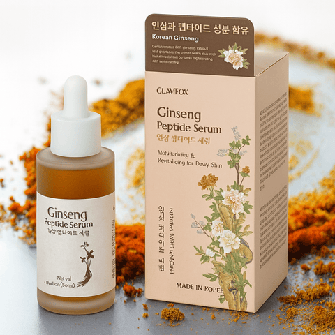 GLAMFOX Ginseng Peptide Face Serum (1,69 fl.oz) - Lunara Shopping