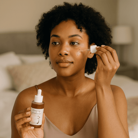 GLAMFOX Ginseng Peptide Face Serum (1,69 fl.oz) - Lunara Shopping