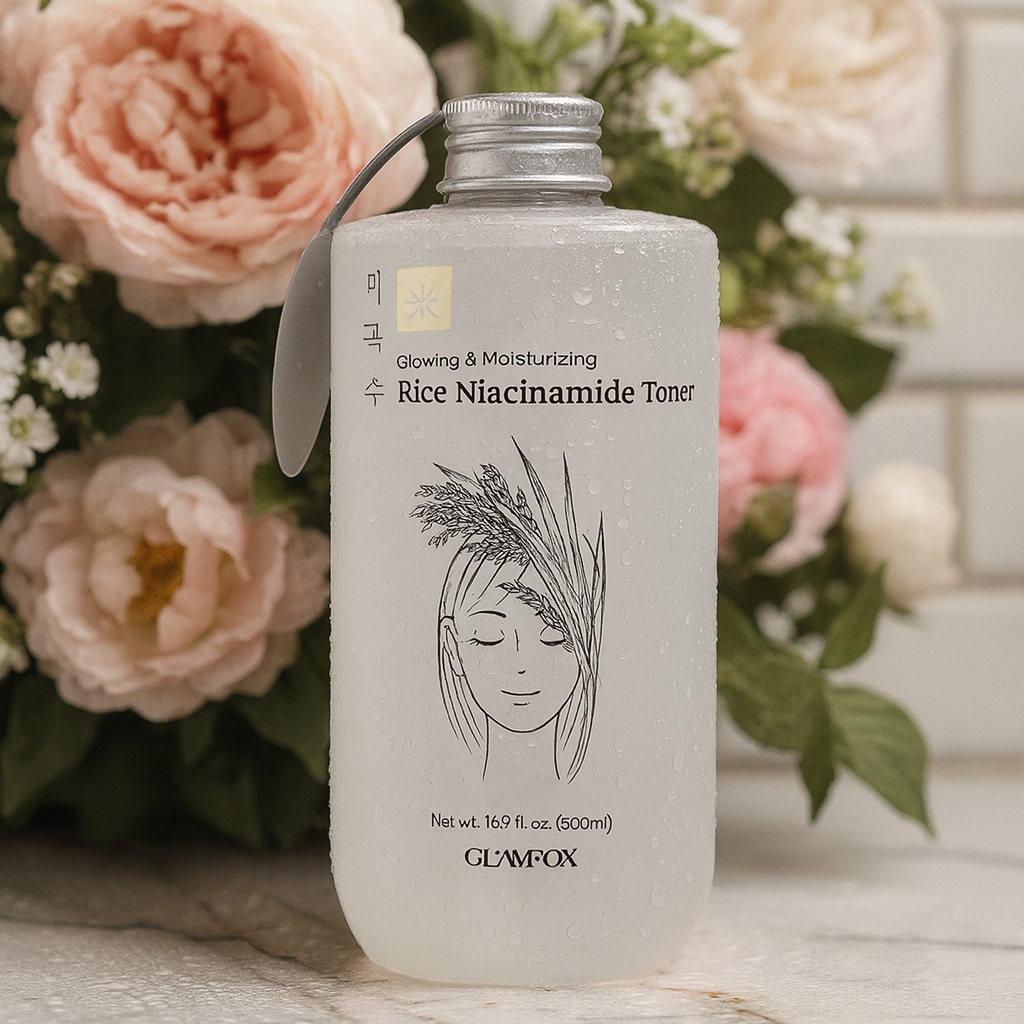GLAMFOX Rice Niacinamide Glowing & Moisturizing Toner (17 fl.oz)