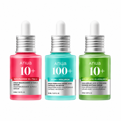 ANUA Serum Minis Trio Set (0.33 fl.oz ea)