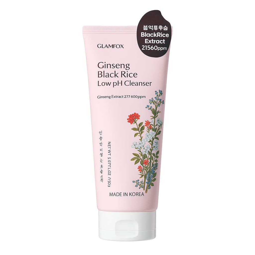 GLAMFOX Ginseng Black Rice Low pH Cleanser (7.77oz)