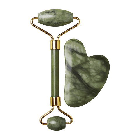 LINDO Luxury Jade Face Roller & Gua Sha Kit - Lunara Shopping