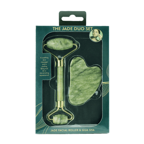 LINDO Luxury Jade Face Roller & Gua Sha Kit - Lunara Shopping